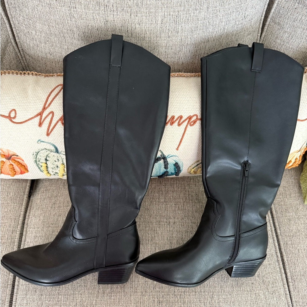 Universal Thread Tall Boots Size 8 Wc Like New - image 1